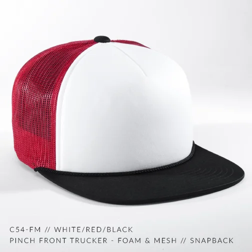 駒☆ c54-FM // Pinch Front Trucker - Foam & Mesh // Custom
